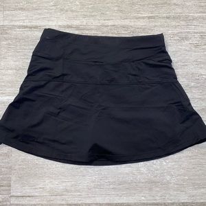 Black Halara tennis skirt